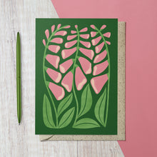 Load image into Gallery viewer, Bird &amp; Co Studio - Foxglove Reusable Card

