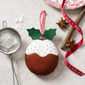 Corinne Lapierre - Felt Craft Mini Kit Christmas Pudding