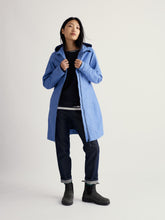 Load image into Gallery viewer, Sea Salt - Coverack Waterproof Coat in Bluebell
