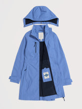 Load image into Gallery viewer, Sea Salt - Coverack Waterproof Coat in Bluebell

