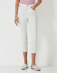 Crew Clothing - Cropped Jeans in White