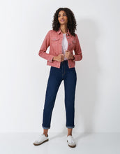 Load image into Gallery viewer, Crew Clothing - Denim Western Jacket in Flamingo Pink
