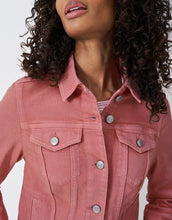 Load image into Gallery viewer, Crew Clothing - Denim Western Jacket in Flamingo Pink
