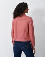 Load image into Gallery viewer, Crew Clothing - Denim Western Jacket in Flamingo Pink
