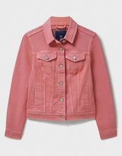 Load image into Gallery viewer, Crew Clothing - Denim Western Jacket in Flamingo Pink
