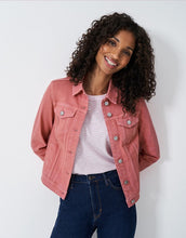 Load image into Gallery viewer, Crew Clothing - Denim Western Jacket in Flamingo Pink
