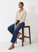 Load image into Gallery viewer, Crew Clothing - Exmouth Collar Cardigan in Oatmeal
