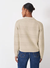 Load image into Gallery viewer, Crew Clothing - Exmouth Collar Cardigan in Oatmeal
