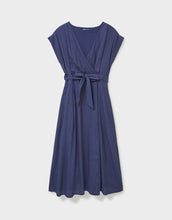 Load image into Gallery viewer, Crew Clothing - Gemma Plain Wrap Dress - Navy
