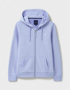 Crew Clothing - Heritage Zip Through Hoodie in Blue