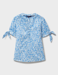 Crew Clothing - Lucie Blouse Nicola Print in Dusk Blue