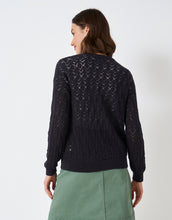 Load image into Gallery viewer, Crew Clothing - Scallop Edge Pointelle Cardigan
