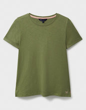 Load image into Gallery viewer, Crew Clothing - Perfect Crew Slub T-Shirt in Oil Green
