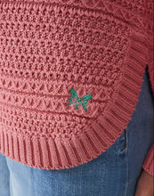 Load image into Gallery viewer, Crew Clothing - Stitch Detail Jumper in Flamingo Pink
