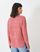 Load image into Gallery viewer, Crew Clothing - Stitch Detail Jumper in Flamingo Pink
