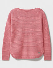 Load image into Gallery viewer, Crew Clothing - Stitch Detail Jumper in Flamingo Pink
