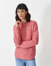 Load image into Gallery viewer, Crew Clothing - Stitch Detail Jumper in Flamingo Pink
