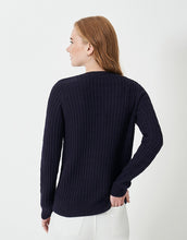 Load image into Gallery viewer, Crew Clothing - Tillie Textured Jumper in Navy
