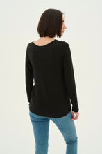 Load image into Gallery viewer, Culture - Poppy Long Sleeve T-Shirt - Black
