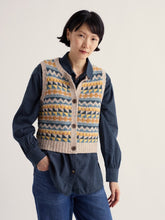 Load image into Gallery viewer, Sea Salt - Dawson Pick Vest in Zig Zag Geo Bright Marine Mix
