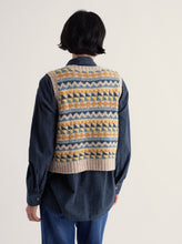 Load image into Gallery viewer, Sea Salt - Dawson Pick Vest in Zig Zag Geo Bright Marine Mix
