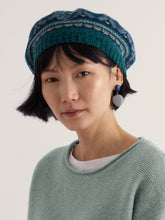 Load image into Gallery viewer, Sea Salt - Early Bird Beret in Larkspur Loch Multi
