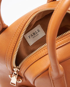 Fable - Eloise Mini Bowling Bag Tan