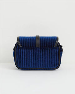 Fable - Vivianne Velvet Camera Bag Sapphire Blue