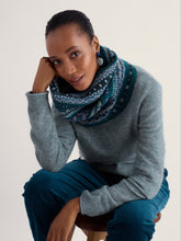 Load image into Gallery viewer, Sea Salt - Falling Light Snood in Larkspur Loch Multi
