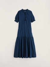Load image into Gallery viewer, Sea Salt - Feather Star Dress in Mid Wash Indigo

