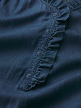 Load image into Gallery viewer, Sea Salt - Feather Star Dress in Mid Wash Indigo
