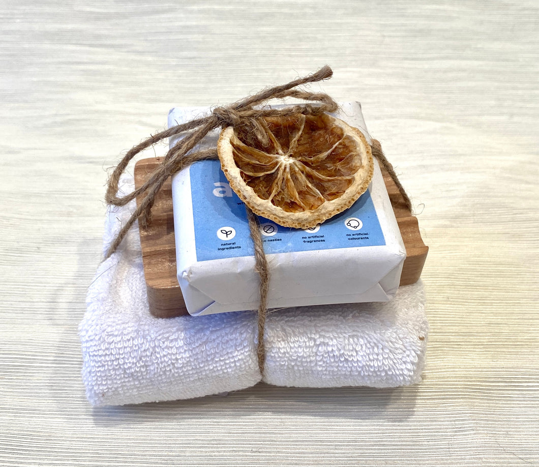 BEAM - Soap, Washcloth & Dish Gift Set