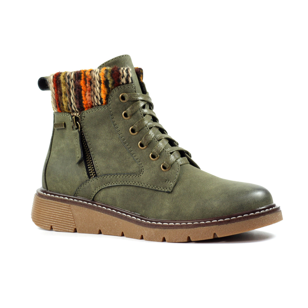 Lunar - California Wide Fit Boot in Olive
