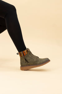 Lunar - California Wide Fit Boot in Olive