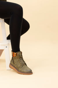 Lunar - California Wide Fit Boot in Olive