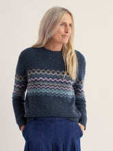 Load image into Gallery viewer, Sea Salt - Golden Light Jumper in Sonata Maritime Echium Mix
