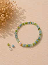Load image into Gallery viewer, Alice Rose Jewellery - Iris Rainbow Stretch Bracelet - Green
