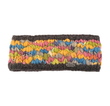 Load image into Gallery viewer, Kusan - PK2531 Uneven Yarn Headband - Charcoal Multi
