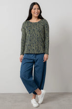 Load image into Gallery viewer, Lily &amp; Me - Riverside Top Fern in Navy
