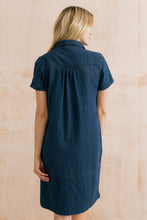 Load image into Gallery viewer, Lily &amp; Me - Lavender Linen Dress in Denim
