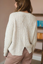 Load image into Gallery viewer, Lily &amp; Me - Bryony Jumper Fleck Knit in Ecru
