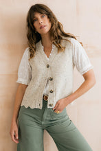 Load image into Gallery viewer, Lily &amp; Me - Celandine Tank Fleck Knit in Ecru
