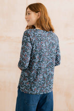 Load image into Gallery viewer, Lily &amp; Me - Printed Poppies Riverside Top in Powder Blue
