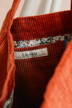 Load image into Gallery viewer, Lily &amp; Me - Jumbo Cord Shopper Bag in Terracotta
