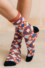 Load image into Gallery viewer, Lily &amp; Me - Patchwork Quilt Ankle Socks
