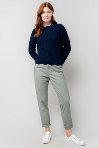 Lily & Me - Breaker Trouser Twill in Sage