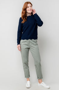 Lily & Me - Breaker Trouser Twill in Sage