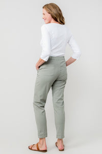 Lily & Me - Breaker Trouser Twill in Sage