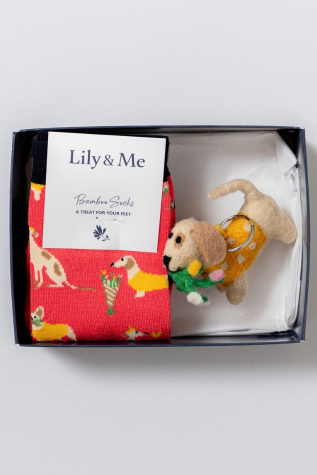 Lily & Me - Daisy Keyring Giftbox Assorted