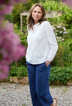 Load image into Gallery viewer, Lily &amp; Me - Emily Blouse Embroidered in White
